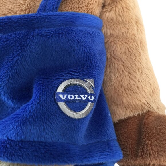 Bukowski Design Moose Plush Blue Volvo Overalls Plush 15" Stuffed Animal Sweden - Picture 5 of 9